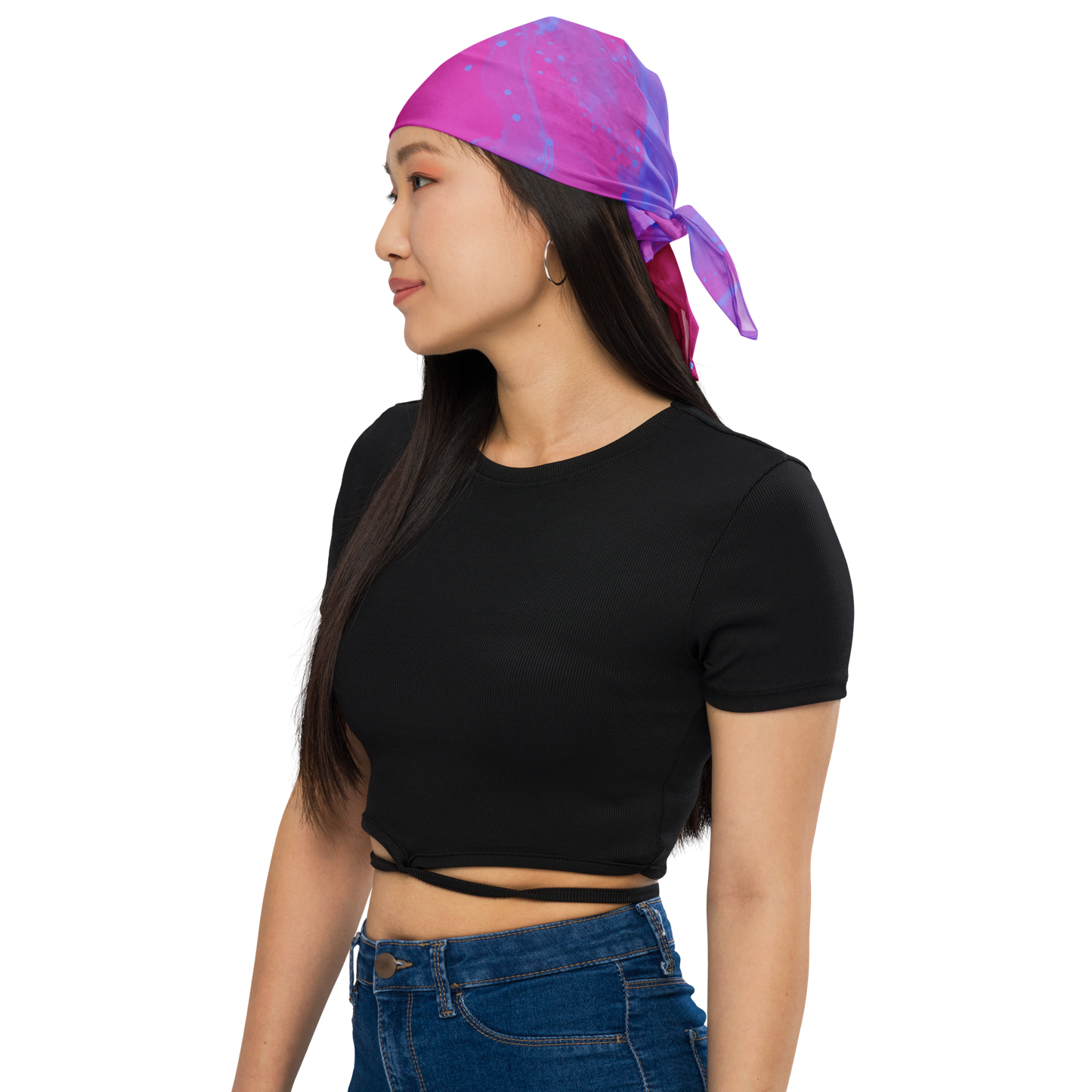 Bandana_CelestialDreams_FuchsiaPink_StarBits