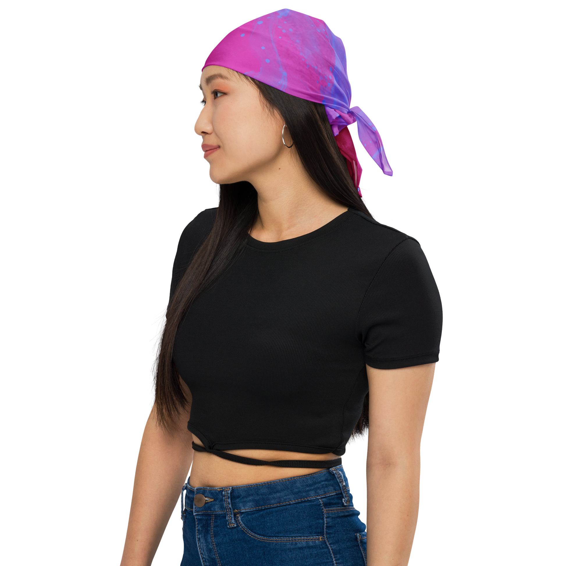 Bandana_CelestialDreams_FuchsiaPink_StarBits