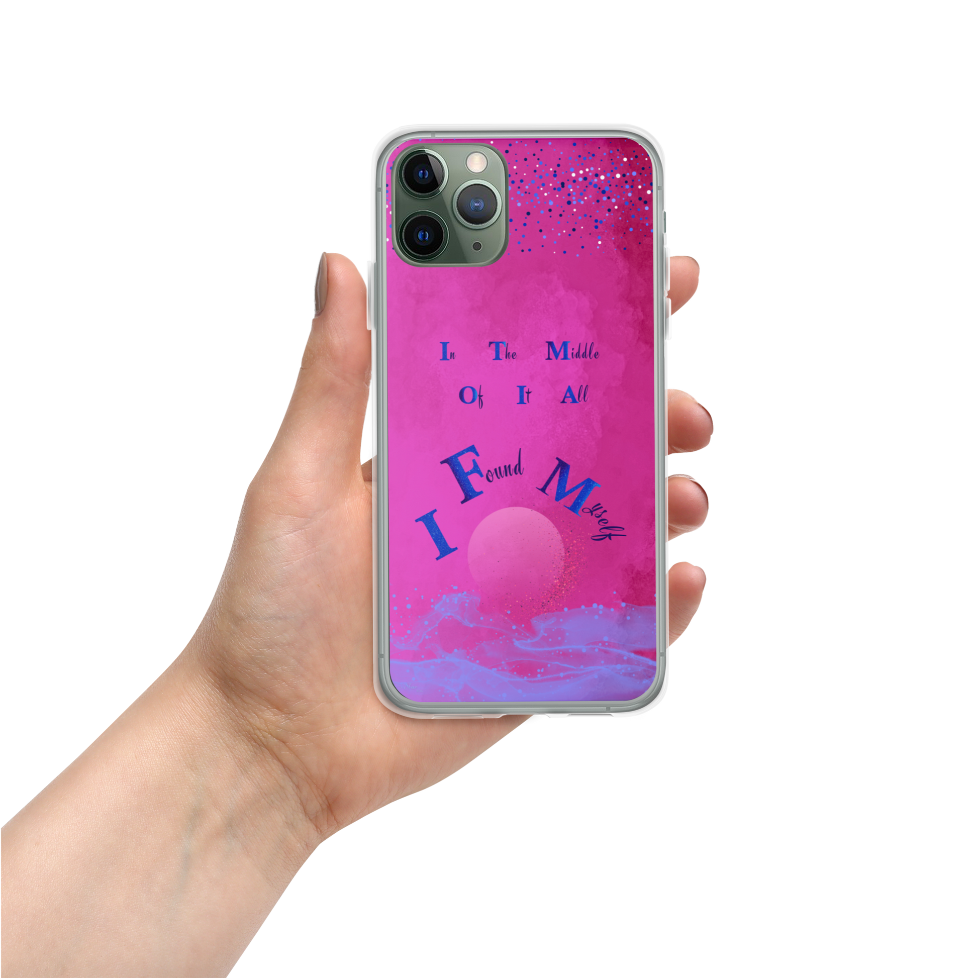 CleariPhoneCase_CELESTIALDREAMS_FuchsiaFusion_11Pro_StarBits 