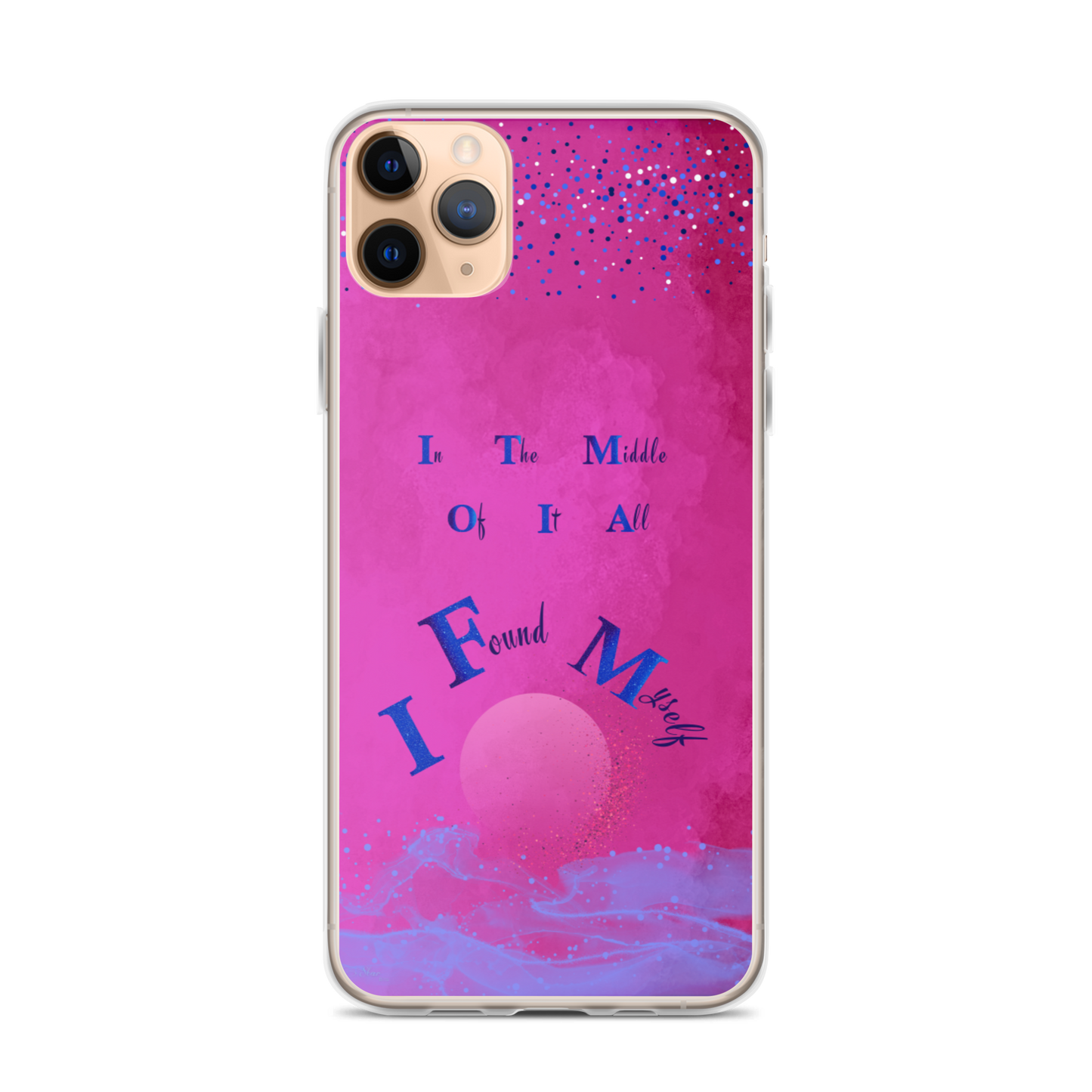 CleariPhoneCase_CELESTIALDREAMS_FuchsiaFusion_11Pro_StarBits 