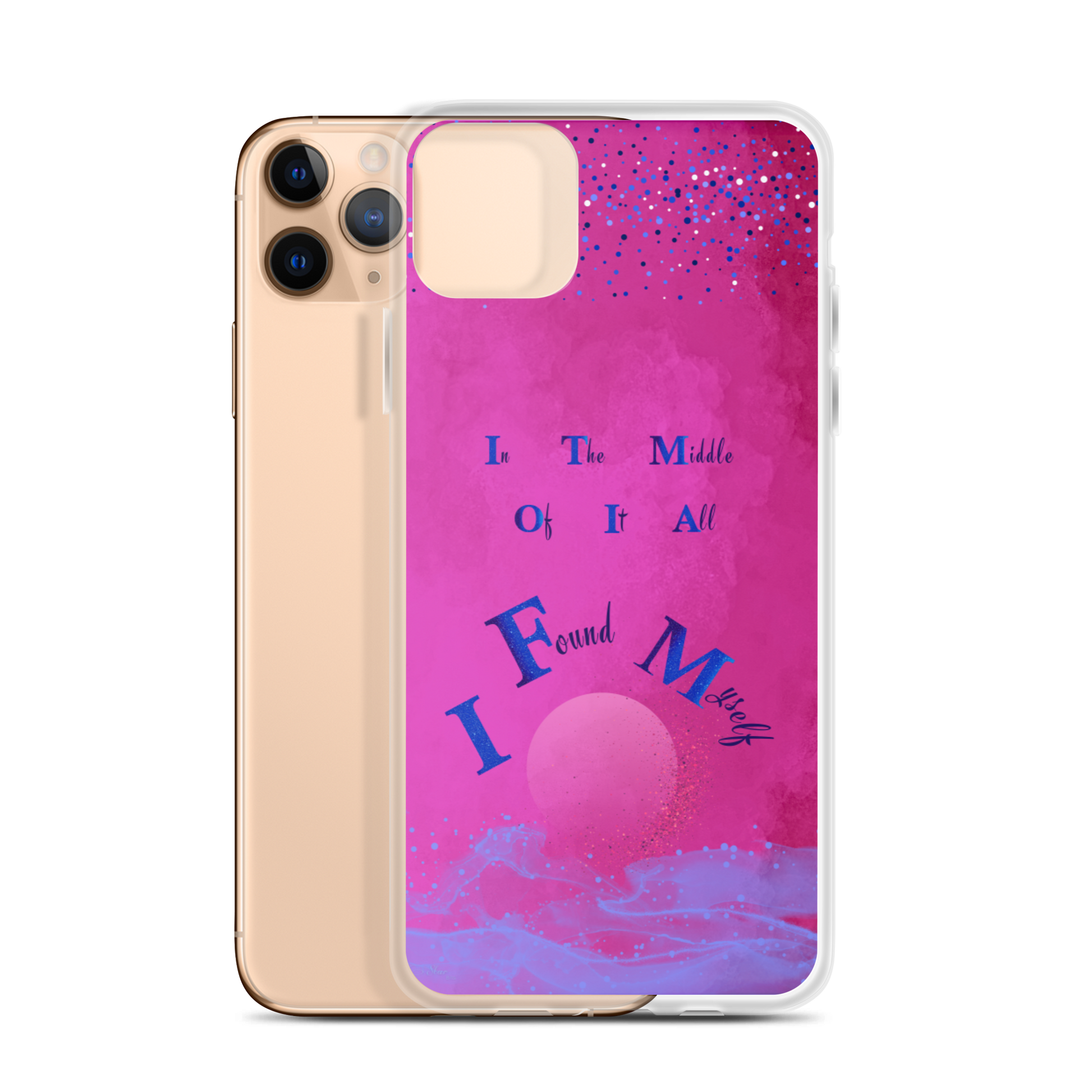 CleariPhoneCase_CELESTIALDREAMS_FuchsiaFusion_11ProMax_StarBits 