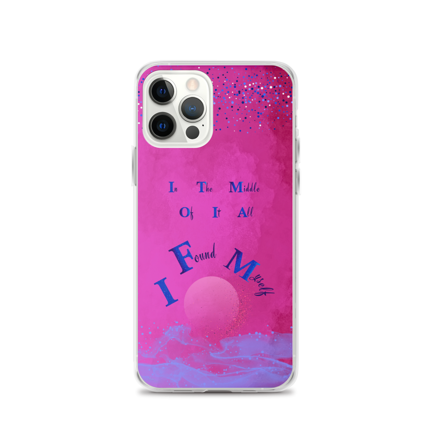 CleariPhoneCase_CELESTIALDREAMS_FuchsiaFusion_12Pro_StarBits 