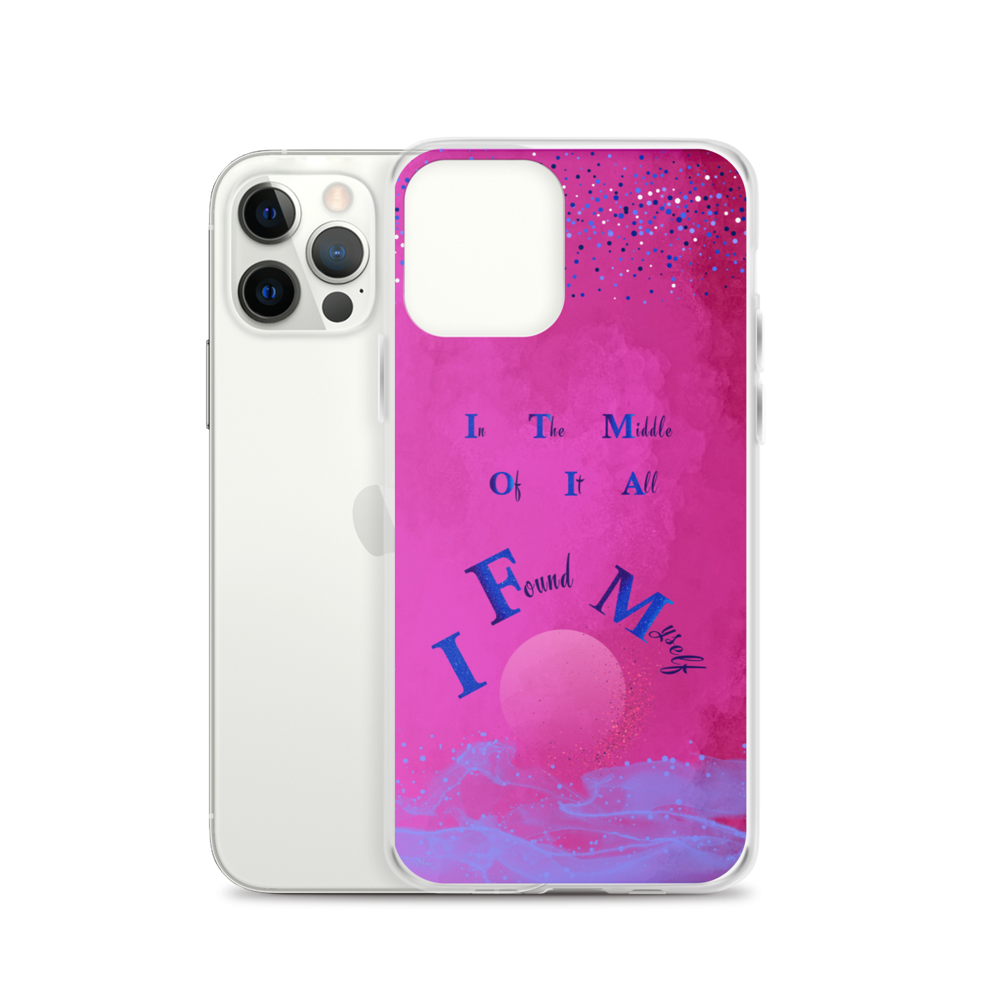 CleariPhoneCase_CELESTIALDREAMS_FuchsiaFusion_12Pro_StarBits 