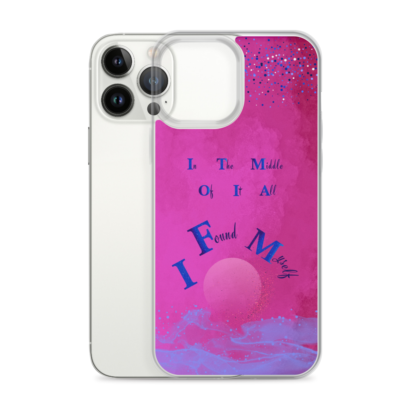 CleariPhoneCase_CELESTIALDREAMS_FuchsiaFusion_13ProMax_StarBits 