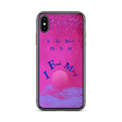 CleariPhoneCase_CELESTIALDREAMS_FuchsiaFusion_X/XS_StarBits 