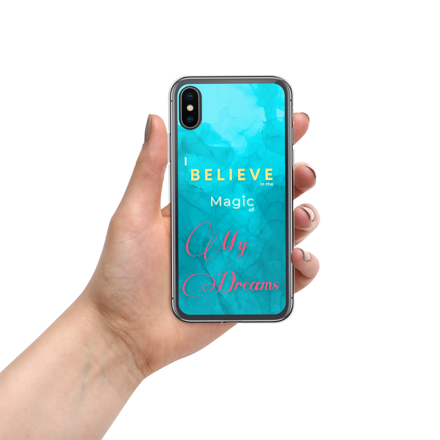 CLEAR iPHONE CASE - Tranquil Tide