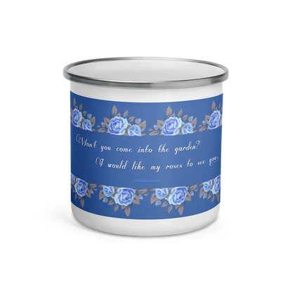 ENAMEL MUG - Blue Blossoms 