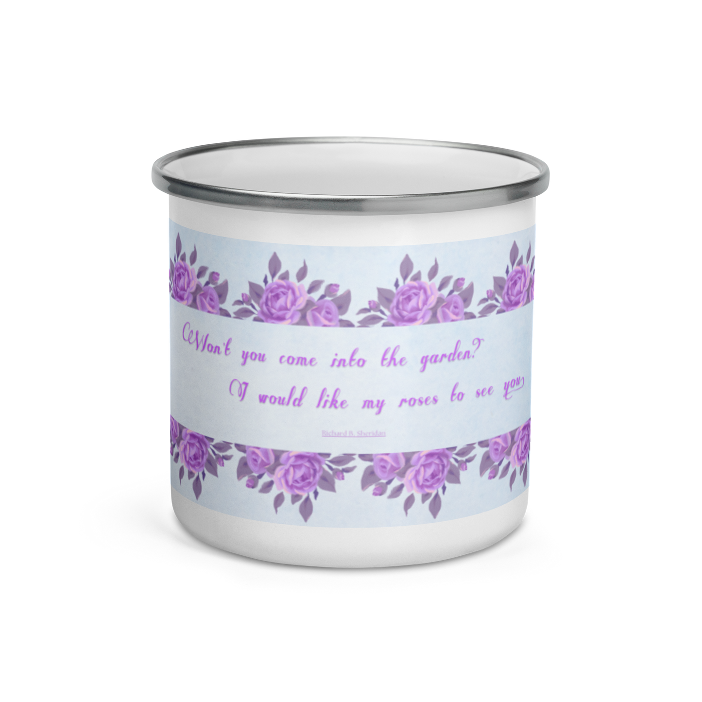 ENAMEL MUG - Pink Blossoms 