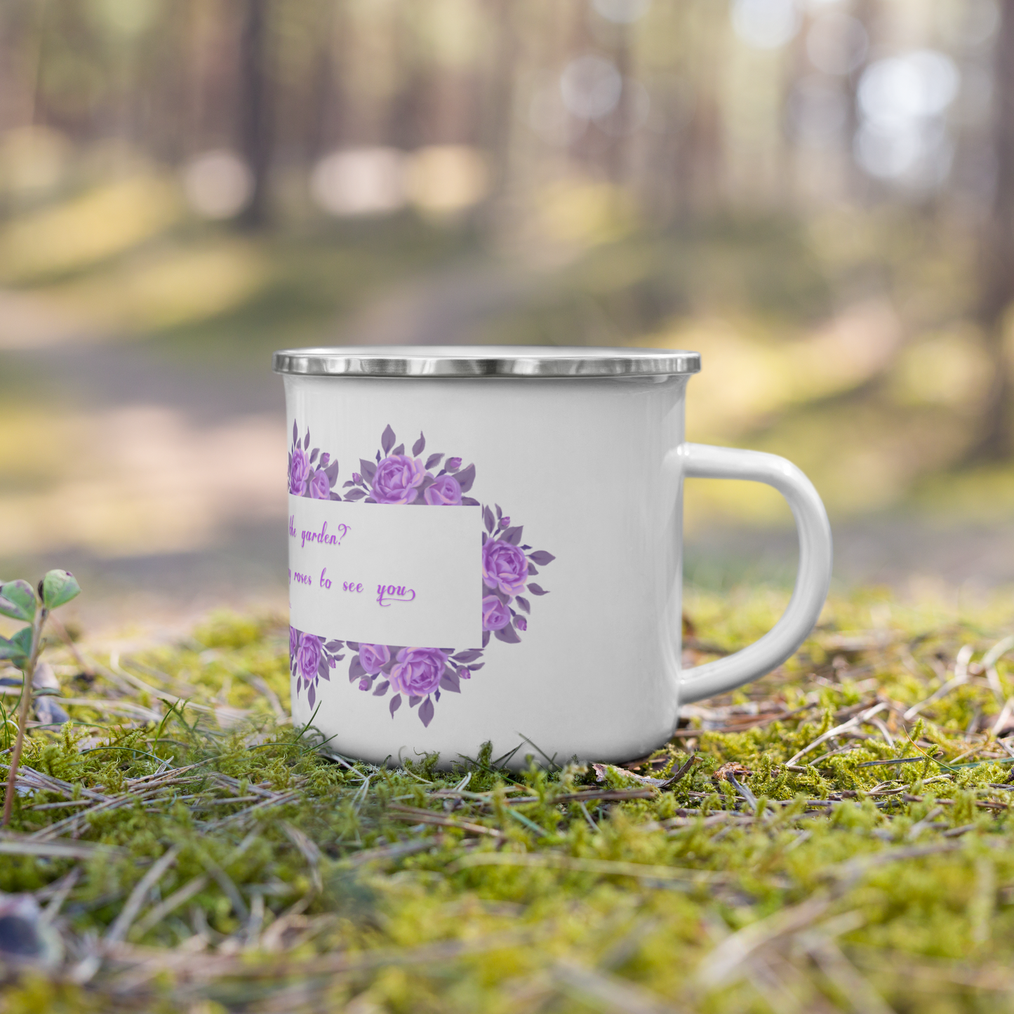 ENAMEL MUG - Pink Blossoms 