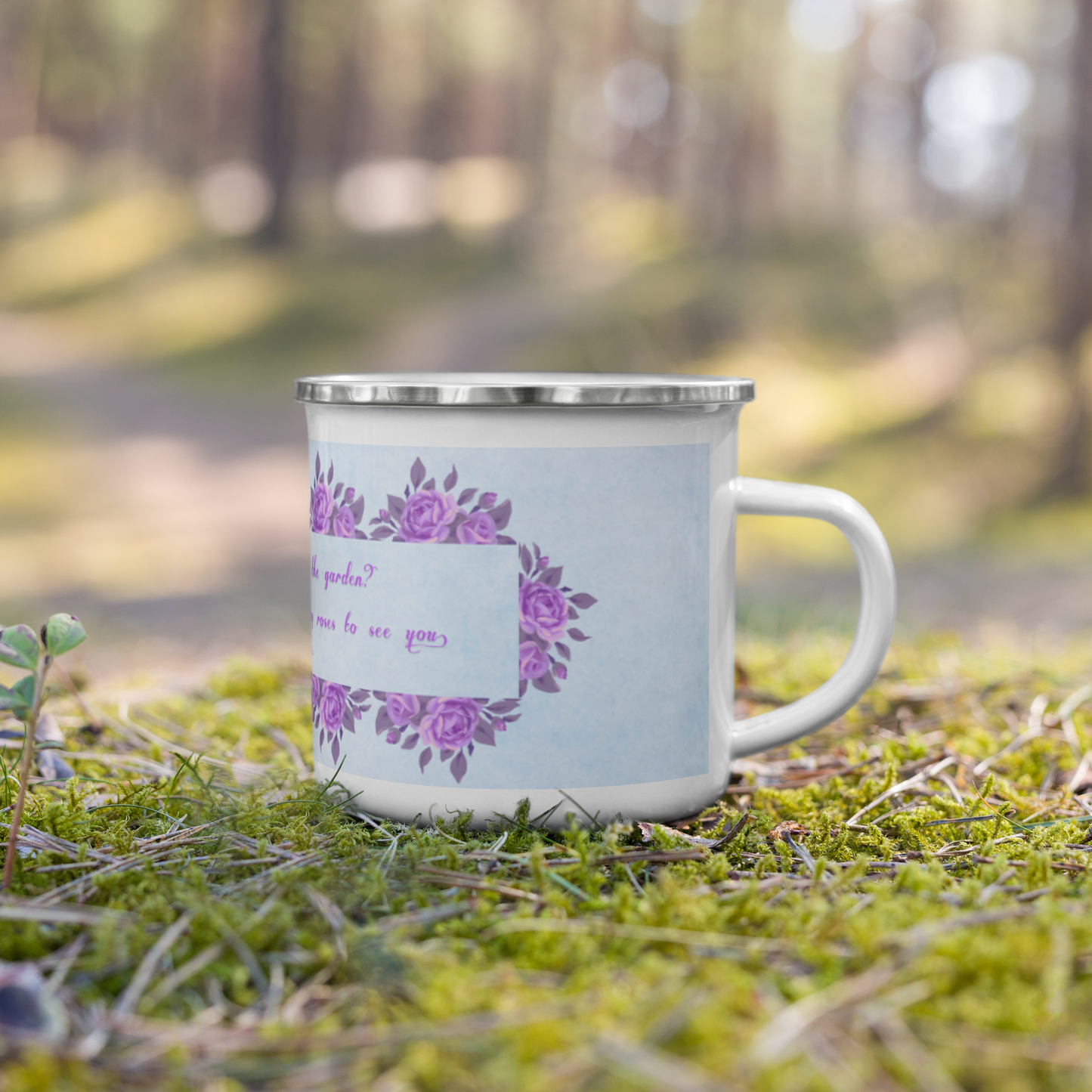 ENAMEL MUG - Pink Blossoms 