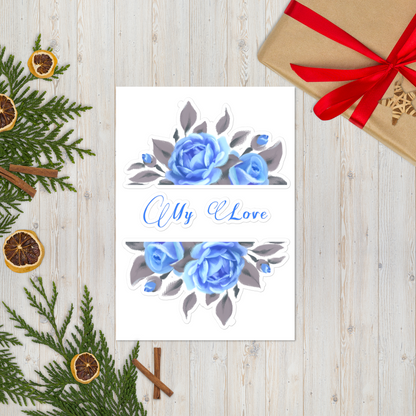 GlossyLargeSticker__Blue_MyLove_CreativeGift_StarBits